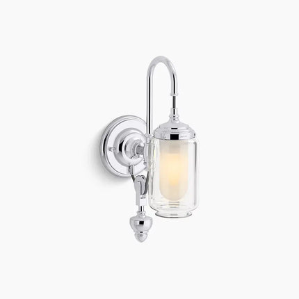 Kohler Artifacts Single Adjustable Sconce 72581-CPL - Plumbing Market