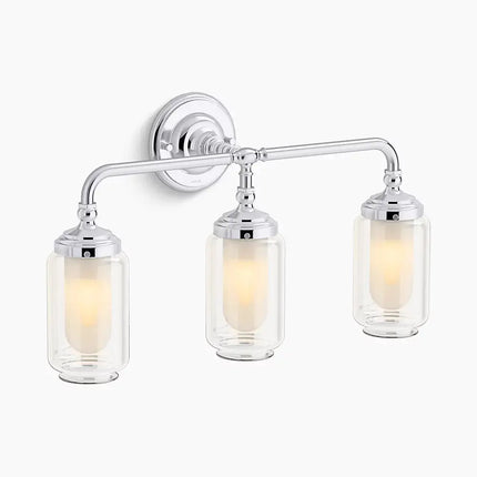 Kohler Artifacts Triple Sconce 32806-SC03-CPL - Plumbing Market