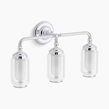 Kohler Artifacts Triple Sconce 32806-SC03-CPL - Plumbing Market