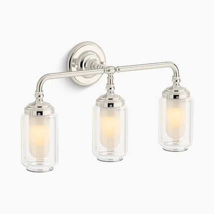 Kohler Artifacts Triple Sconce 32806-SC03-SNL - Plumbing Market