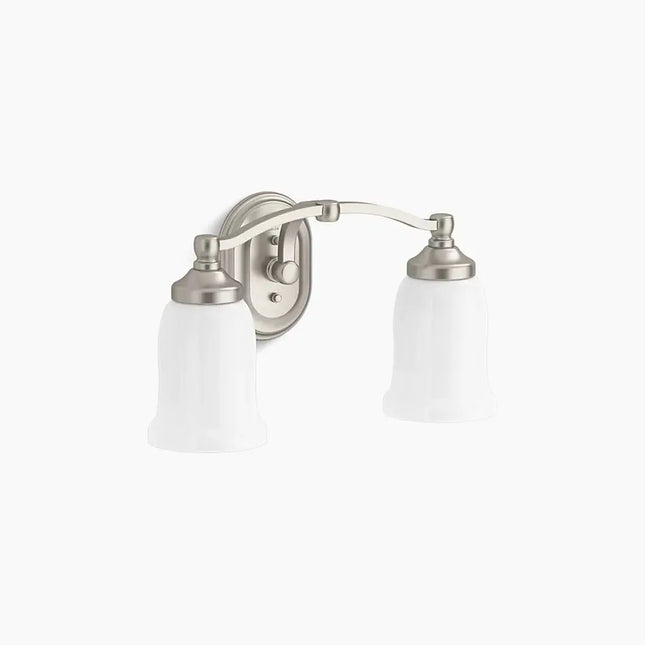 Kohler Bancroft Double Sconce 11422-BNL - Plumbing Market