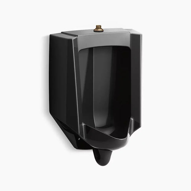 Kohler Bardon High Efficiency Washout Wall Hung Top Spud Urinal Black - Plumbing Market