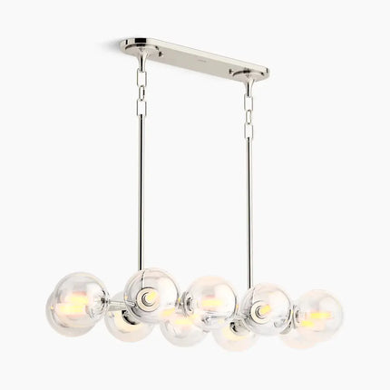 Kohler Bellera 10 Light Linear Chandelier 31766-CH10-SNL - Plumbing Market