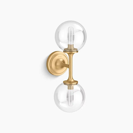 Kohler Bellera 2 Light Sconce 31762-SC02-2GL - Plumbing Market