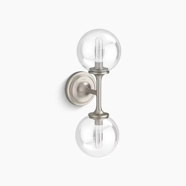 Kohler Bellera 2 Light Sconce 31762-SC02-BNL - Plumbing Market