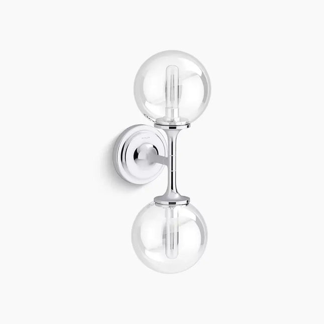 Kohler Bellera 2 Light Sconce 31762-SC02-CPL - Plumbing Market