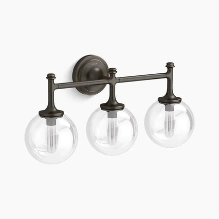 Kohler Bellera 3 Light Sconce 31763-SC03-BZL - Plumbing Market