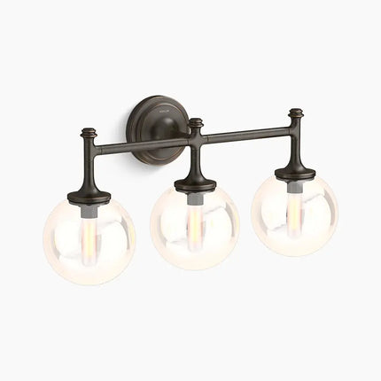 Kohler Bellera 3 Light Sconce 31763-SC03-BZL - Plumbing Market