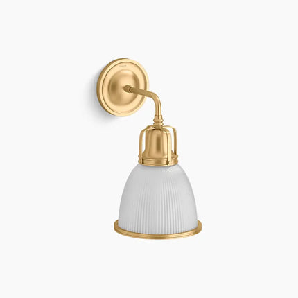 Kohler Hauksbee 1 Light Bell Sconce 32281-SC01-2GL - Plumbing Market