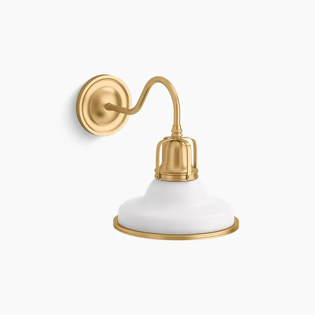 Kohler Hauksbee 1 Light Double Bell Sconce 32285-SC01-WGL - Plumbing Market