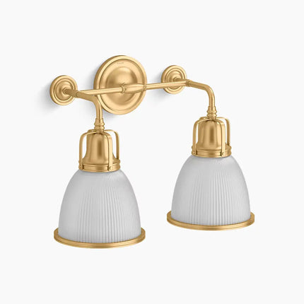 Kohler Hauksbee 2 Light Bell Sconce 32282-SC02-2GL - Plumbing Market