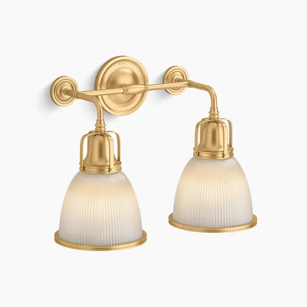 Kohler Hauksbee 2 Light Bell Sconce 32282-SC02-2GL - Plumbing Market