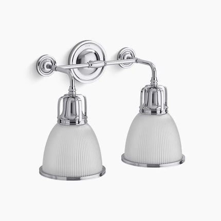 Kohler Hauksbee 2 Light Bell Sconce 32282-SC02-CPL - Plumbing Market