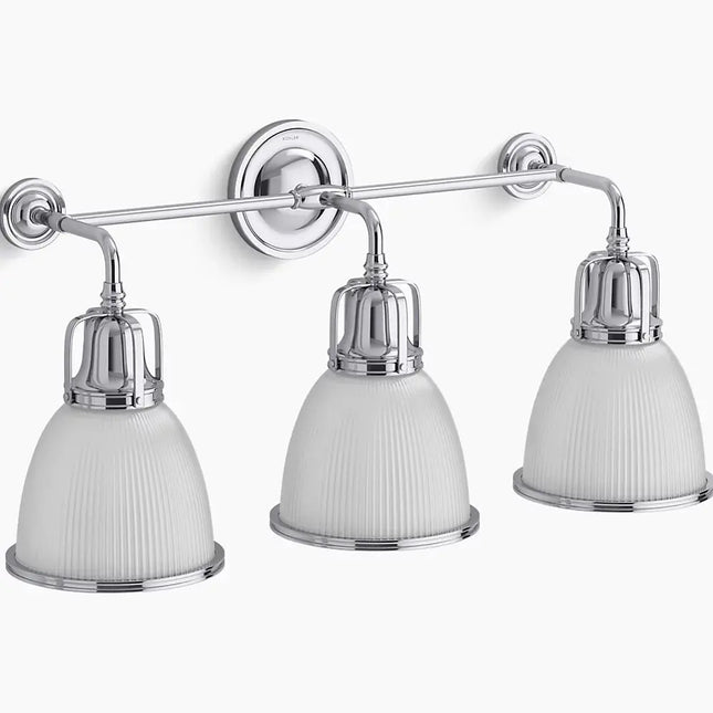 Kohler Hauksbee 3 Light Bell Sconce 32283-SC03-CPL - Plumbing Market