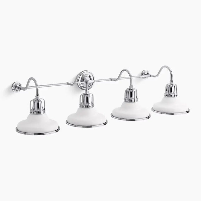 Kohler Hauksbee 4 Light Double Bell Sconce 32288-SC04-WCL - Plumbing Market