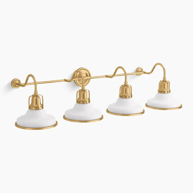 Kohler Hauksbee 4 Light Double Bell Sconce 32288-SC04-WGL - Plumbing Market