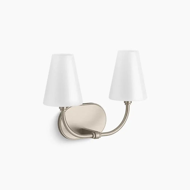 Kohler Kernen 2-Light Sconce 32256-SC02-BNL - Plumbing Market