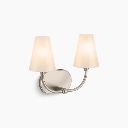 Kohler Kernen 2-Light Sconce 32256-SC02-BNL - Plumbing Market