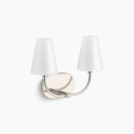 Kohler Kernen 2-Light Sconce 32256-SC02-SNL - Plumbing Market