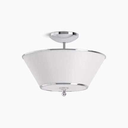 Kohler Parohn 2 Light Flush Mount 27859-FM02-CPL - Plumbing Market