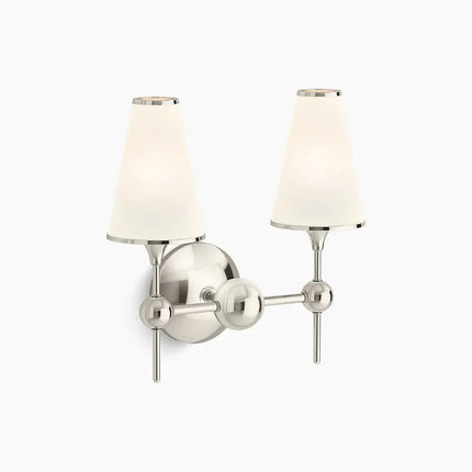 Kohler Parohn 2 Light Sconce 27860-SC02-SNL - Plumbing Market