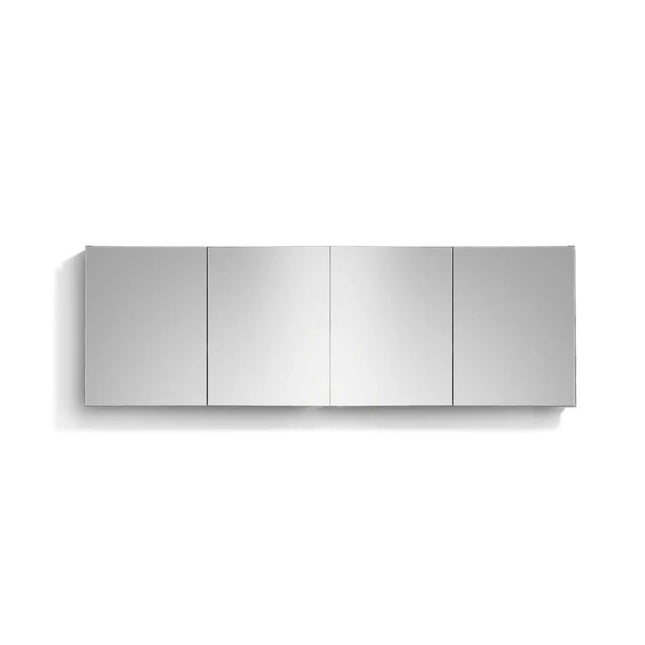 Kube Bath 79 Inch Wide Mirrored Bathroom Medicine Cabinet - Plumbing Market