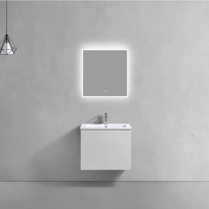 Kube Bath Balli 24 Inch Modern Bathroom Vanity Wall Mount - Plumbing Market