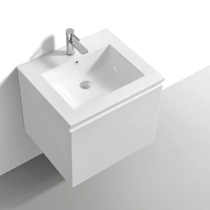 Kube Bath Balli 24 Inch Modern Bathroom Vanity Wall Mount - Plumbing Market