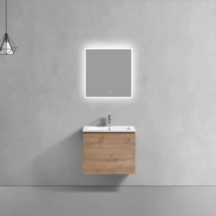 Kube Bath Balli 24 Inch Modern Bathroom Vanity Wall Mount - Plumbing Market