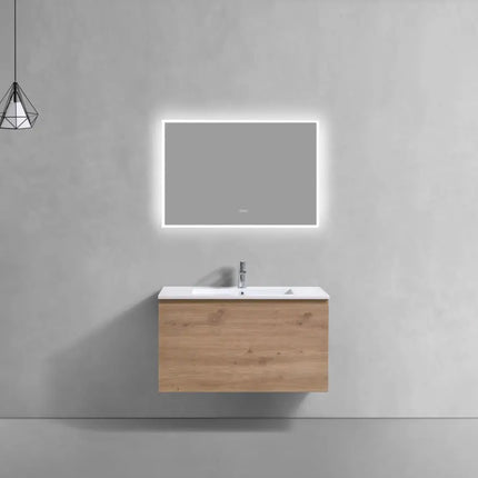 Kube Bath Balli 36 Inch Modern Bathroom Vanity Wall Hung - Plumbing Market