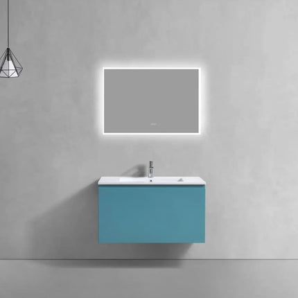 Kube Bath Balli 36 Inch Modern Bathroom Vanity Wall Hung - Plumbing Market