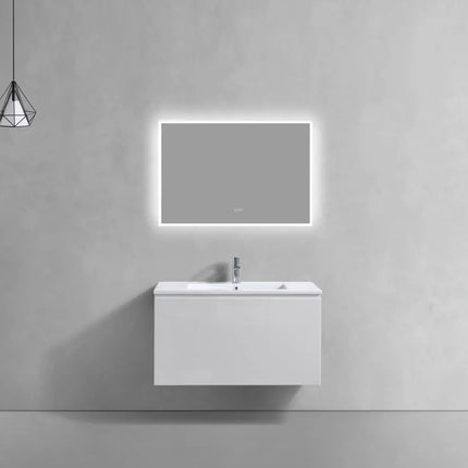 Kube Bath Balli 36 Inch Modern Bathroom Vanity Wall Hung - Plumbing Market