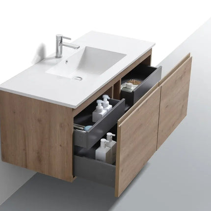 Kube Bath Balli 48 Inch Single Sink Bathroom Vanity Wall Hung - Plumbing Market