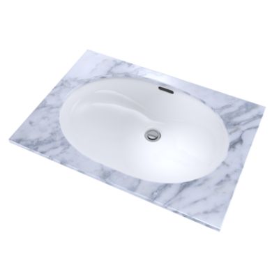 Toto Oval Undercounter Bathroom Sink 19.75 Inch LT546G#01 - Plumbing Market