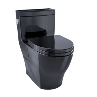 Toto Legato One Piece Elongated 1.28gpf Toilet In Ebony - Plumbing Market