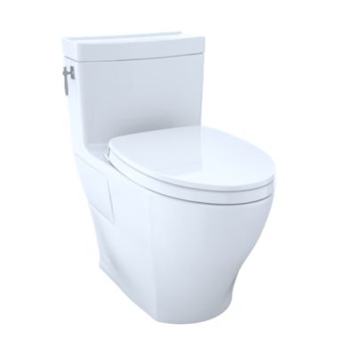 Toto Aimes One Piece Toilet 1.28GPF Elongated Bowl Washlet+ Design - Plumbing Market