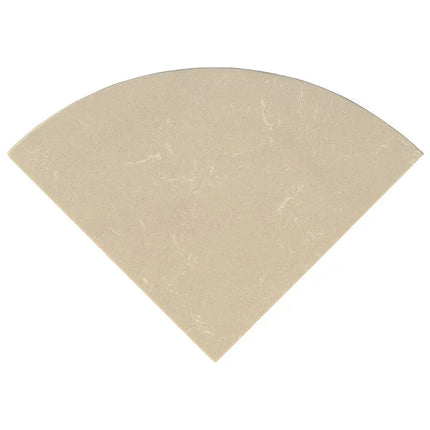 MSI SURFACES ENGINEERED BEIGE MARBLE 18" RADIUS SEAT  SMOT-SEAT-EBEI18 - Plumbing Market