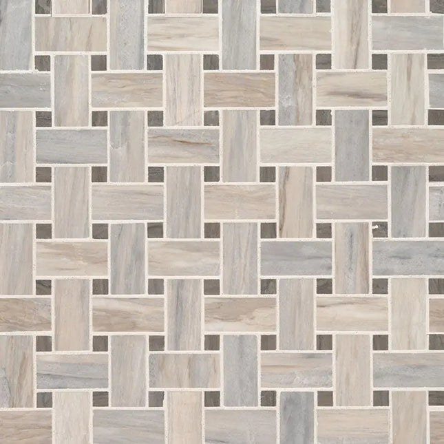 MSI Surfaces Angora Basketweave Polished SMOT-ANGORA-BWP10MM - Plumbing Market