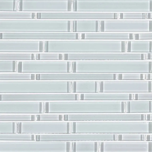 MSI Surfaces Backsplash Ice Interlocking Pattern Tile 12x12 8mm - Plumbing Market