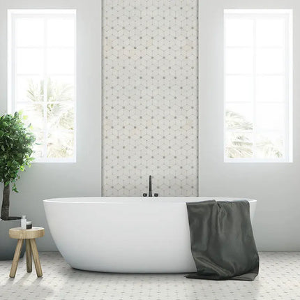 MSI Surfaces Cecily Grigio Polished Marble Tile SMOT-CECGRI-POL10MM - Plumbing Market