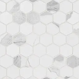 MSI Surfaces Eden Statuary 2X2 Hexagon Matte NEDEST2X2HEX - Plumbing Market