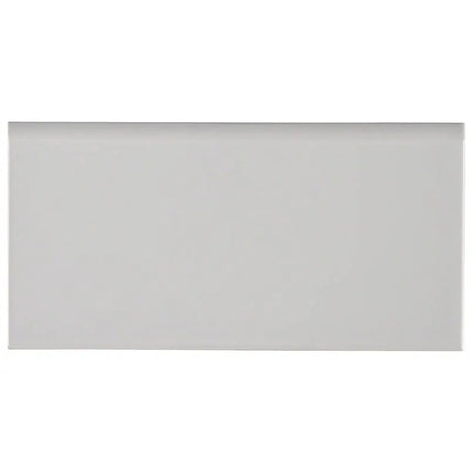 MSI Surfaces Gray Glossy 3X6 Bullnose NGRAGLO3X6BN-N - Plumbing Market