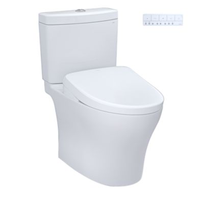 Toto Aquia IV With S7 Washlet Two Piece Elongated Toilet - Plumbing Market