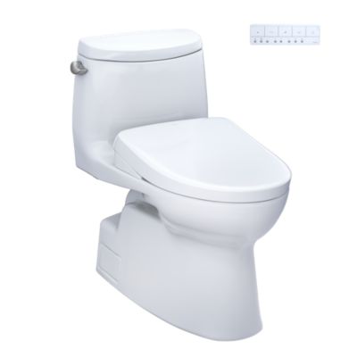 Toto Carlyle II With Washlet S7A One Piece Elongated 1.28Gpf Toilet - Plumbing Market