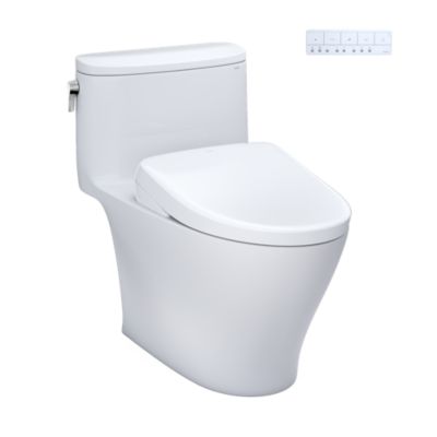 Toto Nexus With S7 Washlet One Piece Elongated Skirted Toilet - Plumbing Market