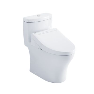 Toto Aquia IV One Piece Elongated Dual Flush Toilet With C5 Washlet - Plumbing Market