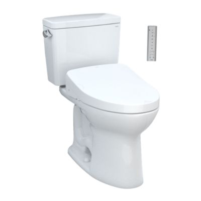 Toto Drake 2Pc Uh Toilet Auto Flush MW7763046CEFGA#01 - Plumbing Market