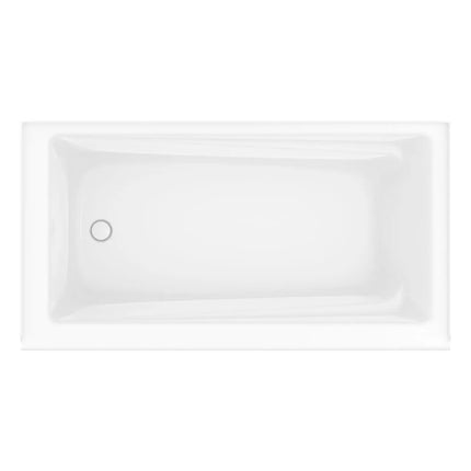 Maax Exhibit 6030 IFS AFR Acrylic Alcove Left-Hand Drain Bathtub in White - Plumbing Market