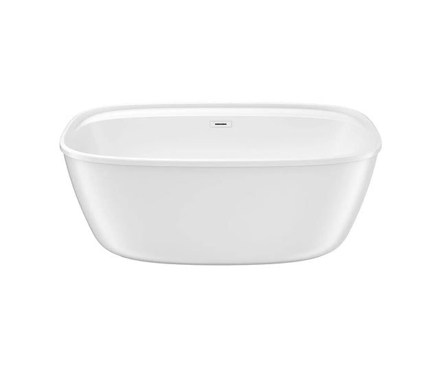 Maax Fontana 5832 Acrylic White Freestanding Center Drain Bathtub - Plumbing Market