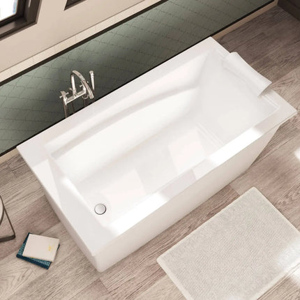 Maax Optik 6032 F Acrylic Skirted Freestanding End Drain Bathtub - Plumbing Market